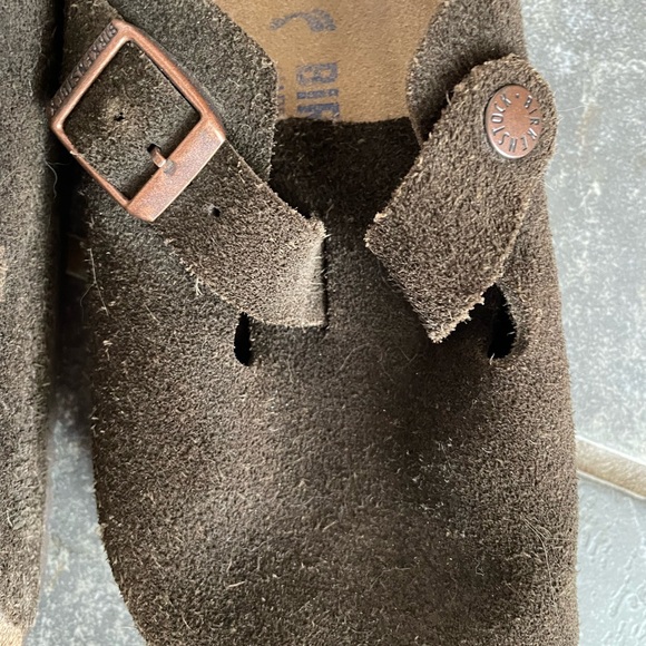 Birkenstock Boston brown suede sz 39 - Picture 3 of 4